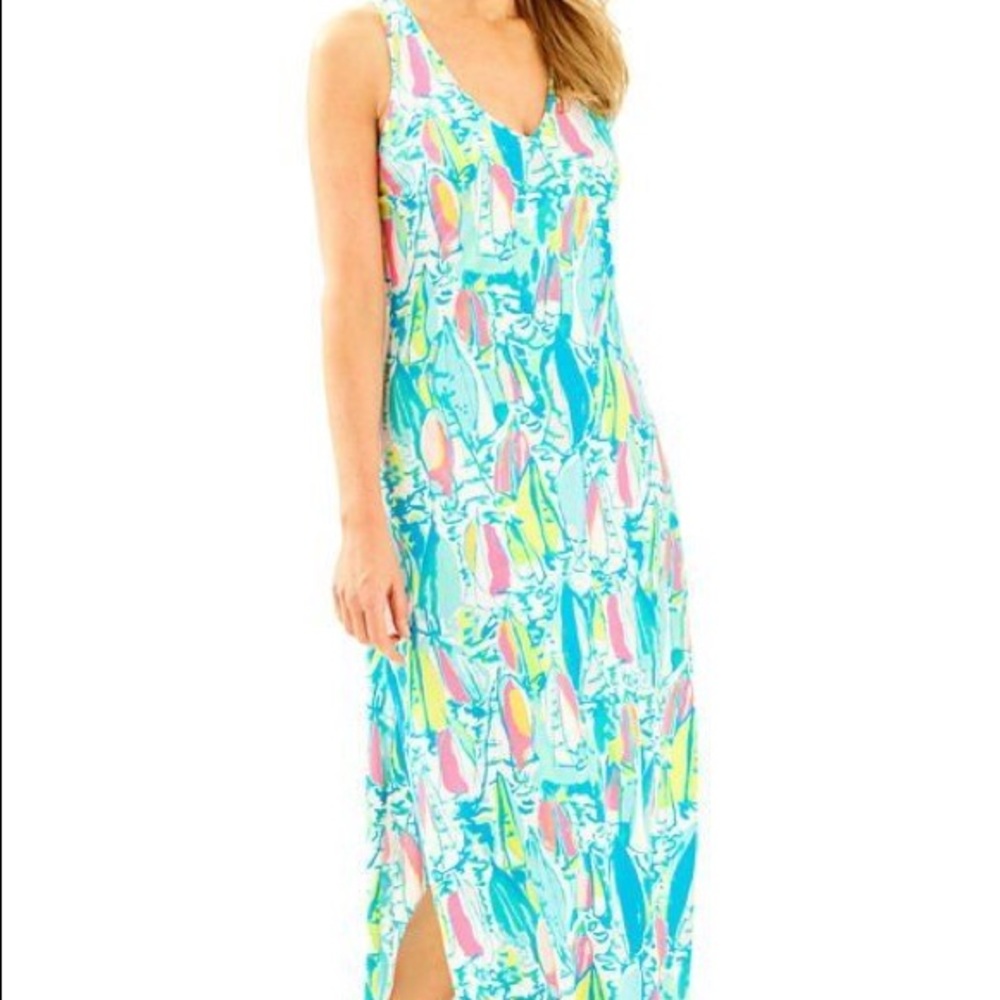 Lilly Pulitzer Kerri Maxi Dress in Beach & Bae